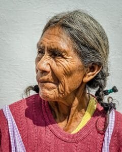 woman, elderly, wrinkes